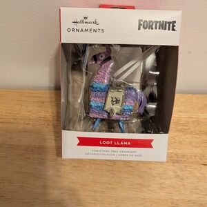 Hallmark Fortnite Llama Ornament - Purple and Blue